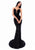 Tarik Ediz - 93301 Lace Illusion Bateau Gown In Black