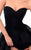 Tarik Ediz - 93313 Strapless Jewel Sprinkled A-Line Cocktail Dress In Black