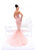 Tarik Ediz - 93494 Strapless Embellished Mermaid Gown In Pink
