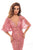 Tarik Ediz - 93616 Illusion V Neckline Allover Lace Evening Dress