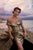 Tarik Ediz - Off-Shoulder Jacquard Sheath Gown With Overskirt 93621 - 1 pc Gold In Size 14 Available