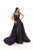 Tarik Ediz - 93624 Gorgeous Illusion Fitted Mermaid Gown with Overlay