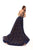 Tarik Ediz - 93624 Gorgeous Illusion Fitted Mermaid Gown with Overlay