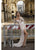 Tarik Ediz - 93625 Long Sleeve Illusion Lace Surplice Evening Dress In White