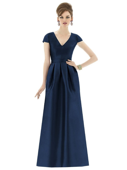 Alfred Sung - Bridesmaid Dress In Midnight D657 in Blue
