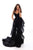 Tarik Ediz - 93634 Beaded lace Off-Shoulder Dress With Overskirt