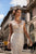 Tarik Ediz - 93638 Floral Lace Sheath Evening Dress In White