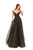 Tarik Ediz - 93644 Illusion Neckline Allover Lace A-Line Evening Gown