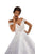 Tarik Ediz - 93649 Floral Embroidered Off-Shoulder Ballgown In White