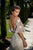 Tarik Ediz - 93660 Floral Applique Mermaid Dress With Train In White