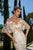 Tarik Ediz - 93660 Floral Applique Mermaid Dress With Train In White
