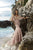 Tarik Ediz - 93660 Floral Applique Mermaid Dress With Train In Pink