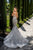 Tarik Ediz - 93661 Floral Embroidered Illusion Bateau Mermaid Dress In Blue
