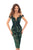 Tarik Ediz - 93665 Floral Lace Applique Cap Sleeve Sheath Dress