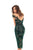 Tarik Ediz - 93665 Floral Lace Applique Cap Sleeve Sheath Dress