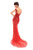 Tarik Ediz - 93673 Floral Lace Illusion Bateau Dress With Overskirt