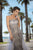 Tarik Ediz - 93693 Floral Lace Strapless Gown with Overskirt In Blue and Gray