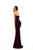 Tarik Ediz - 93696 Strapless Modified Scoop Velvet Sheath Dress