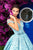 Tarik Ediz - 93706 Lace Embroidered Pleated Ballgown In Blue