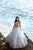 Tarik Ediz - 93755 Illusion Off-Shoulder A-Line Evening Gown In Blue and Gray