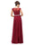 Dancing Queen - Cap Sleeve Illusion Beaded Belt A-Line Dress 9400 In Red