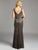 Lara Dresses - Sparkling  Long Gown 32938, Black, Gray