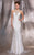 MNM Couture - 9425W High Halter Embellished Gown In White