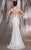 MNM Couture - 9425W High Halter Embellished Gown In White