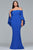 9426 Off Shoulder Fitted Gown with Slit