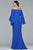 9426 Off Shoulder Fitted Gown with Slit