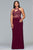 9427 Embroidered Two Piece Haler Gown