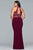 9427 Embroidered Two Piece Haler Gown