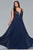 9428 Sleeveless Lace Embroidered Plus Size Dress