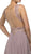 Dancing Queen - 9429 Embroidered V-Neck A-Line Long Prom Dress