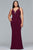 9432 Lace V-neck Sheath Dress