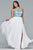 9434 Beaded Halter A-line Dress