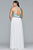 9434 Beaded Halter A-line Dress