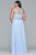 9436 Beaded Illusion Halter A-line Dress