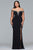 9437 Off Shoulder Sheath Dress