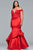 9440 Embroidered Off Shoulder Mermaid Gown