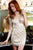 94443 Deep V-neck Open Back Party Dress