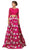 Dancing Queen - 9452 Embellished Two Piece  Floral Print Prom Dress In Pink