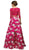 Dancing Queen - 9452 Embellished Two Piece  Floral Print Prom Dress In Pink