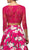 Dancing Queen - 9452 Embellished Two Piece  Floral Print Prom Dress In Pink