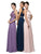 Romantic Beaded Lace Applique A-Line Prom Dress in Purple and Pink