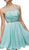 Beaded Bateau Illusion A-Line Prom Dress - ADASA