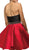 Dancing Queen - 9460 Two-Tone Sleek Sweetheart A-Line Cocktail Dress