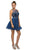 Dancing Queen - 9461 Racerback Short Baby doll Homecoming Party Dress