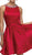 Crystal Ornate Jewel Neck Satin Cocktail Dress - ADASA
