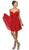 Dancing Queen - 9472 Finely Tucked Sweetheart Corset Cocktail Dress